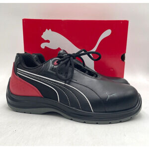 PUMA TOURING BLACK LOW Women's NEW Comp-Toe Work Shoe Black US Size 8.5